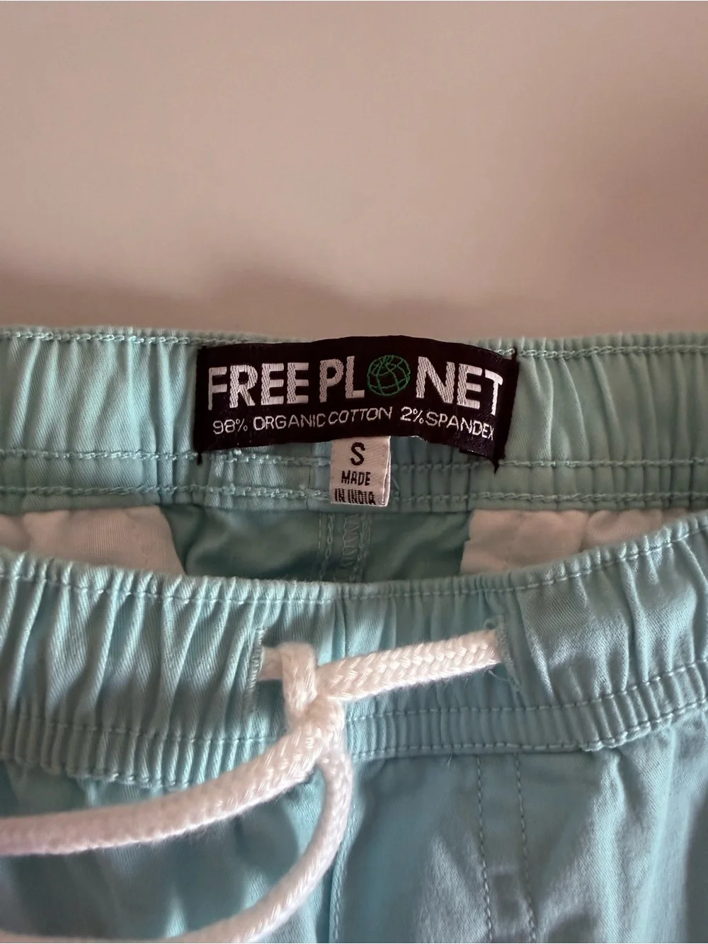 Free Planet Teal Drawstring Swim Shorts